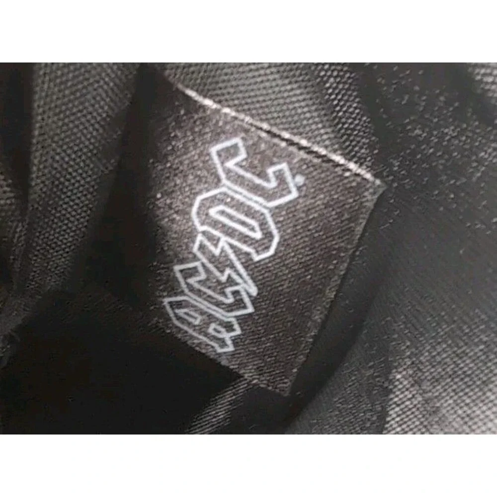 NWT AC/DC Rock Money Talk Canvas Zippered Makeup Bag Clutch Officially Licensed